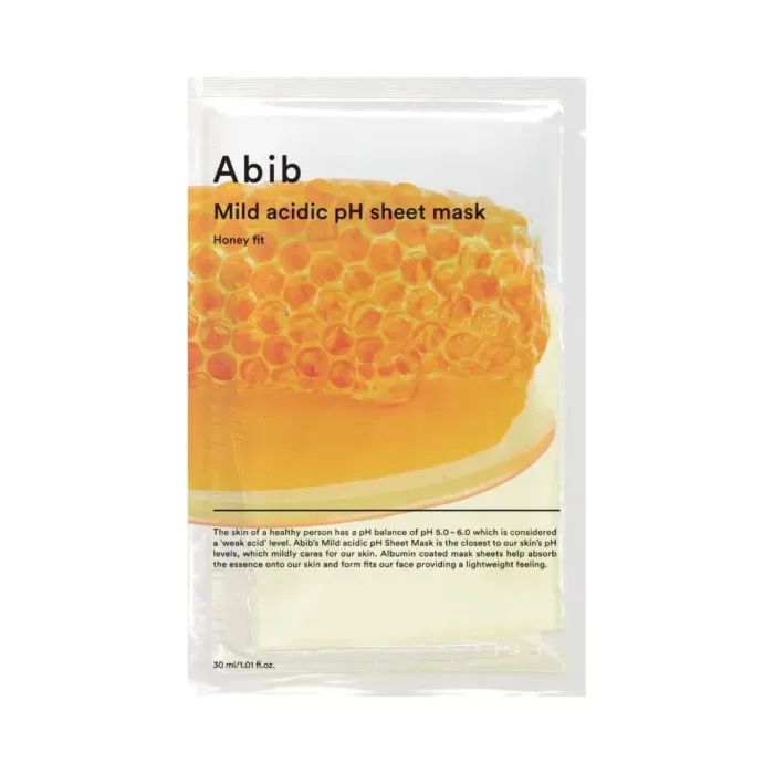 Abib Mild Acidic pH Sheet Mask Honey Fit 10 pcs