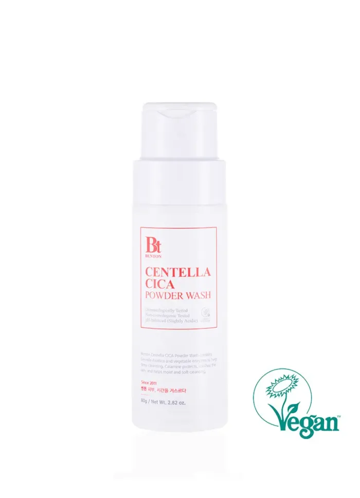 BENTON Centella Cica Powder Wash 80g, Vegetable Enzyme Cleanser