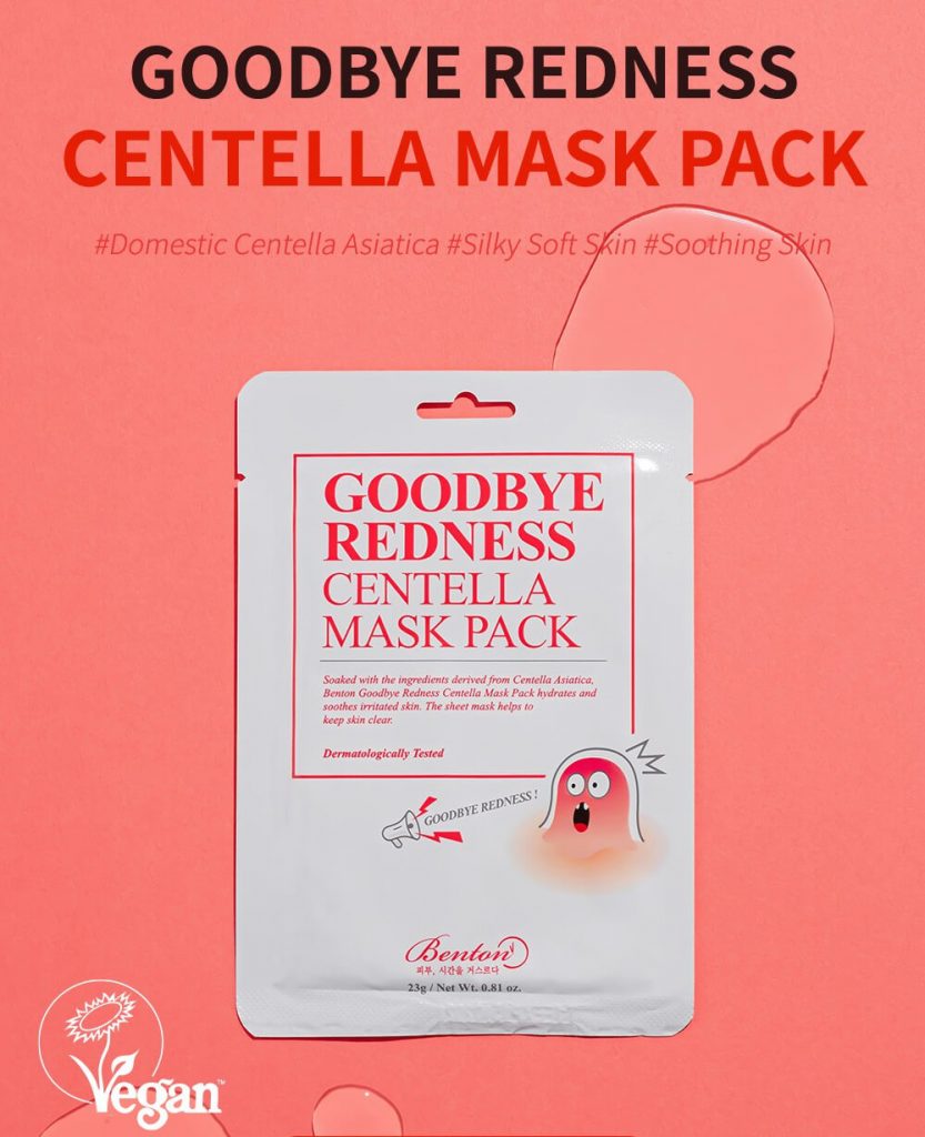 face mask for redness